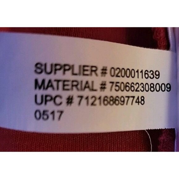 Chaps Sport Red Quarter Zip Pullover Sweatshirt Mens XL Red Heather Long Sleeve - Picture 11 of 11